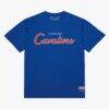 Cleveland Cavaliers Mitchell & Ness Vintage Wordmark T-Shirt - - Front View
