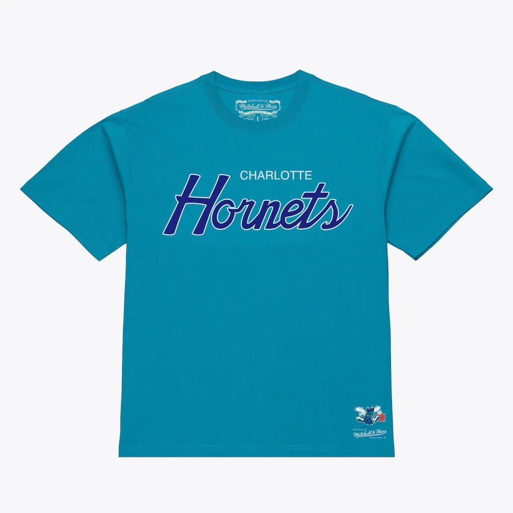 Charlotte Hornets Mitchell & Ness Vintage Wordmark T-Shirt