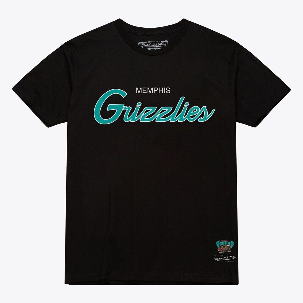 Memphis Grizzlies Mitchell & Ness Vintage Wordmark T-Shirt