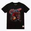 Chicago Bulls Mitchell & Ness Breakthrough T-Shirt - Black - Side View