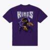 Sacramento Kings Mitchell & Ness Breakthrough T-Shirt - Purple - Detail View