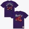 Toronto Raptors Mitchell & Ness Breakthrough T-Shirt - Purple - Front View