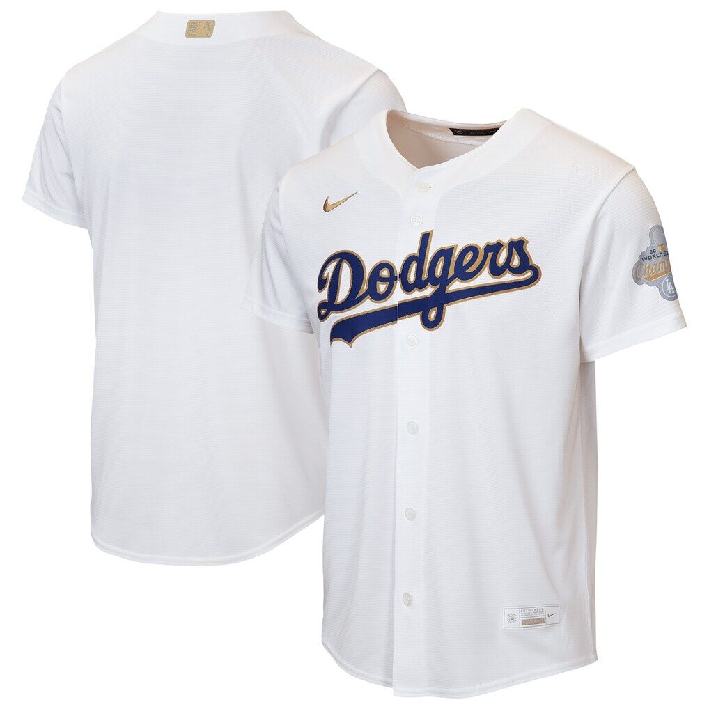 Los Angeles Dodgers Nike Youth 2026 Gold Collection Home Replica Jersey