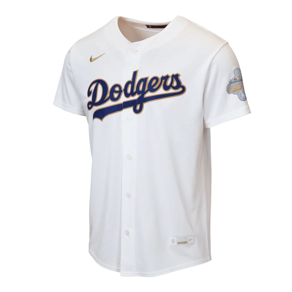 Los Angeles Dodgers Nike Youth 2026 Gold Collection Home Replica Jersey