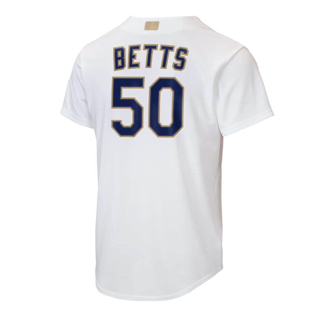 Mookie Betts Los Angeles Dodgers Nike Youth 2026 Gold Collection Home Replica Jersey