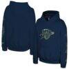 Oklahoma City Thunder Stadium Essentials Youth Legends Elementized Hoodie - Navy - Front View
