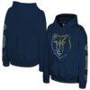 Memphis Grizzlies Stadium Essentials Youth Legends Elementized Hoodie - Navy - Front View