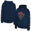 New York Knicks Stadium Essentials Youth Legends Elementized Hoodie - Navy - Back View