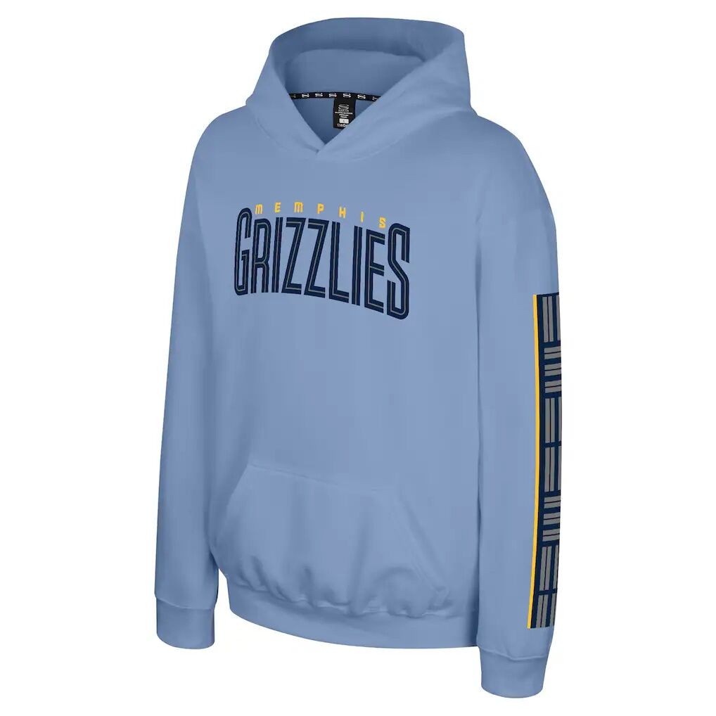 Memphis Grizzlies Stadium Essentials Youth Legends City Star Hoodie - Light Blue