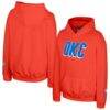 Oklahoma City Thunder Stadium Essentials Youth Legends City Star Hoodie - Orange - Front View