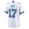 Chimere Dike Tennessee Titans Nike Game Jersey - White - Detail View