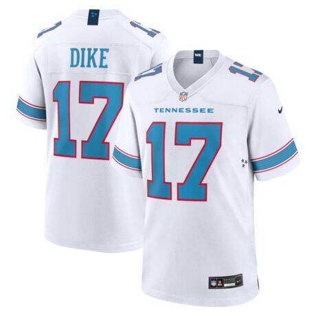 Chimere Dike Tennessee Titans Nike Game Jersey - White - Front View
