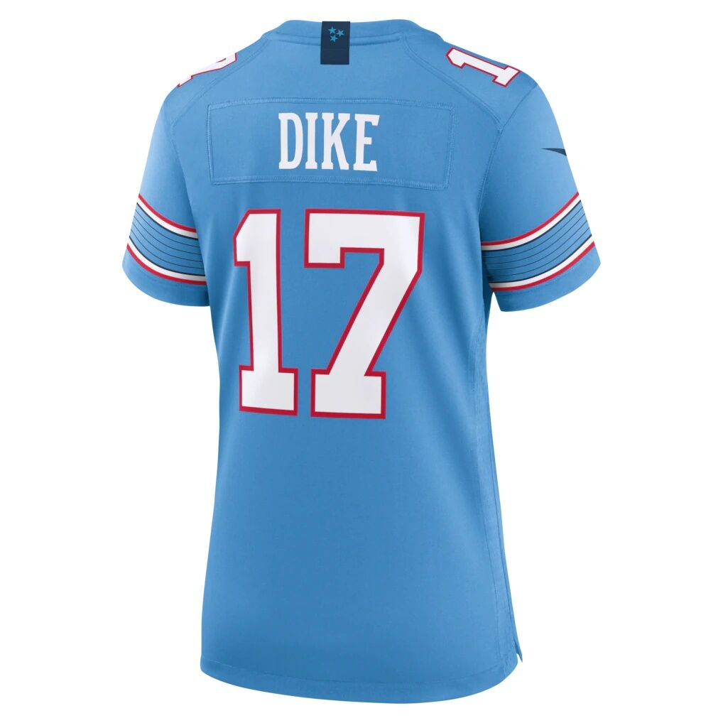 Chimere Dike Tennessee Titans Nike Women's Team Game Jersey -  Light Blue