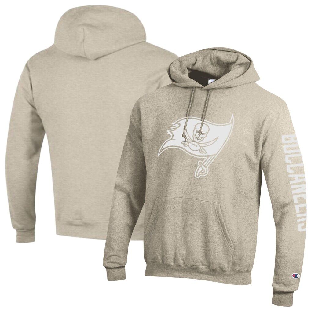 Tampa Bay Buccaneers Champion Powerblend Hoodie - Oatmeal