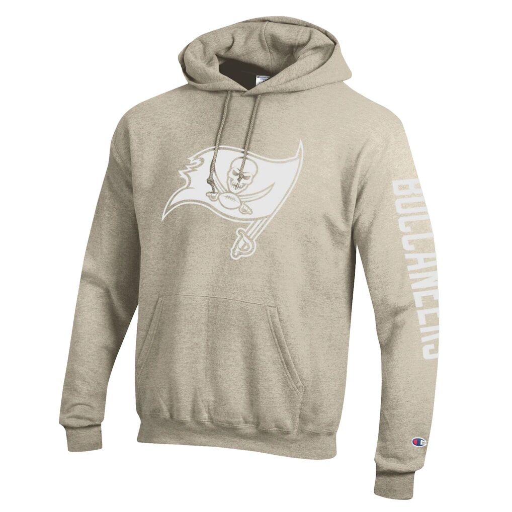 Tampa Bay Buccaneers Champion Powerblend Hoodie - Oatmeal