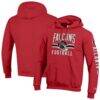 Atlanta Falcons Champion Powerblend Hoodie - Red - Front View