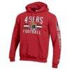 San Francisco 49ers Champion Powerblend Hoodie - - Back View