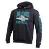 Miami Dolphins Champion Powerblend Hoodie - Black - Side View