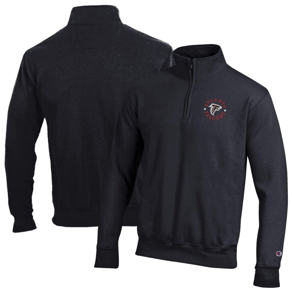 Atlanta Falcons Champion Powerblend Quarter-Zip Pullover