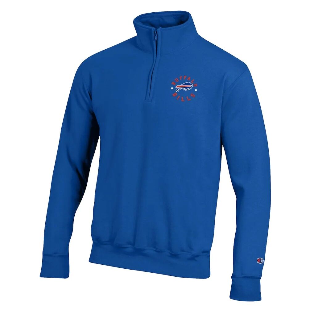 Buffalo Bills Champion Powerblend Quarter-Zip Pullover - Royal