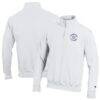 Tennessee Titans Champion Powerblend Quarter-Zip Pullover - White - Front View