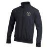 New Orleans Saints Champion Powerblend Quarter-Zip Pullover - Black - Side View