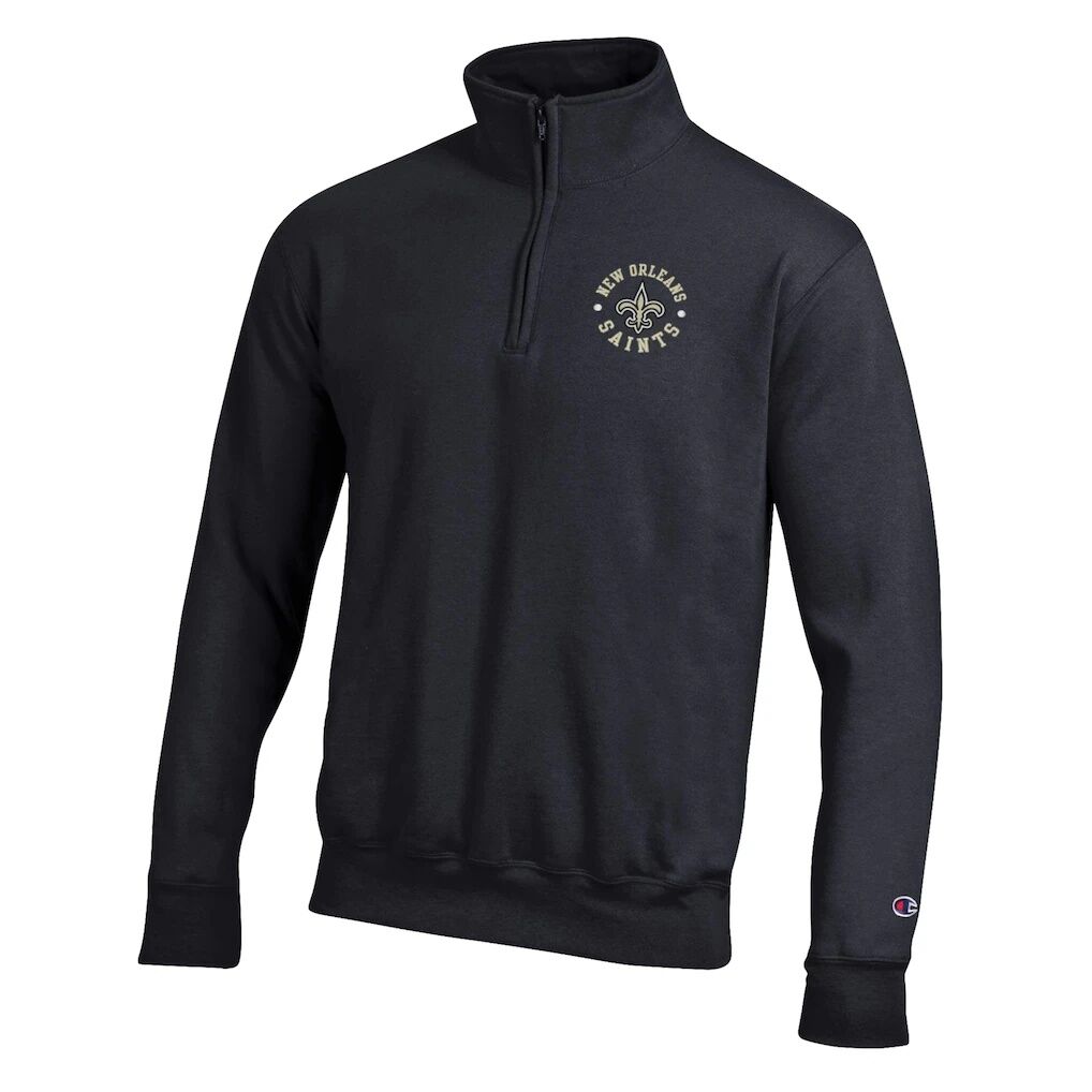 New Orleans Saints Champion Powerblend Quarter-Zip Pullover