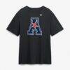 American Conference Logo T-Shirt - Black - Front View