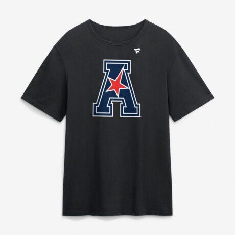 American Conference Logo T-Shirt - Black - Front View