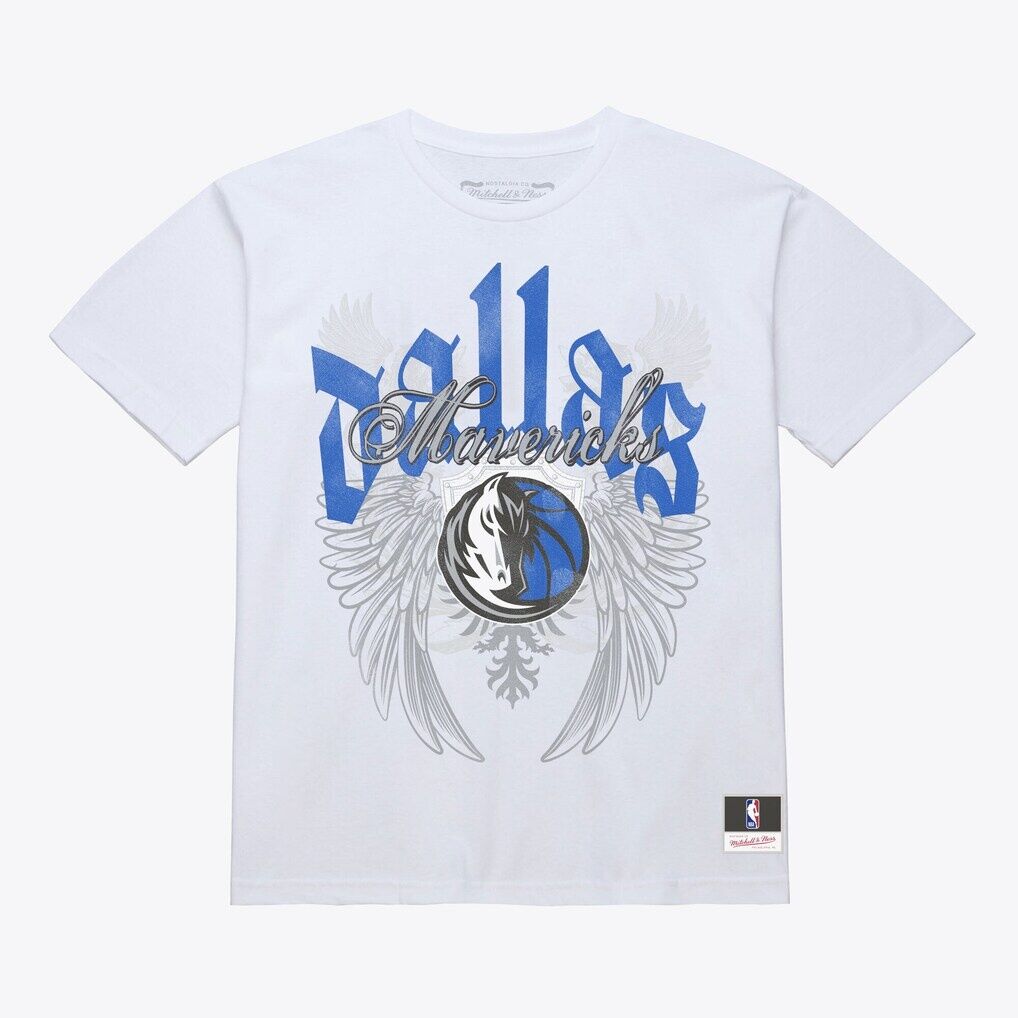 Dallas Mavericks Mitchell & Ness Old English Classic T-Shirt