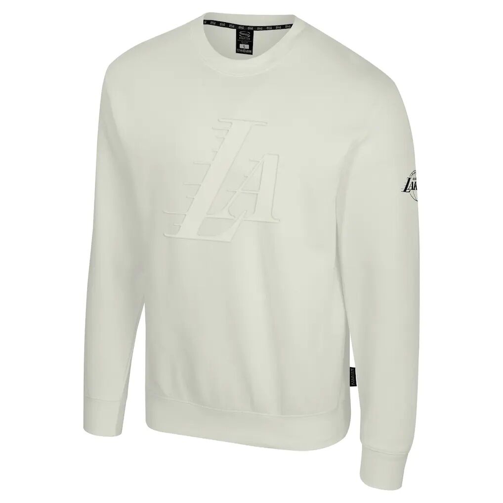 Los Angeles Lakers Stadium Essentials Unisex Debossed Monochrome Logo Sweatshirt