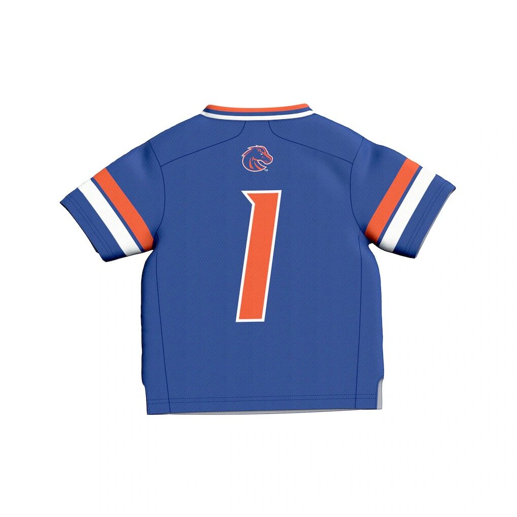 Boise State Broncos GameDay Greats Toddler Lightweight Collegiate Football Fashion Jersey - Royal