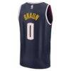 Christian Braun Denver Nuggets Fashion7 Fast Break Replica Jersey - Navy - Detail View