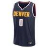 Christian Braun Denver Nuggets Fashion7 Fast Break Replica Jersey - Navy - Side View
