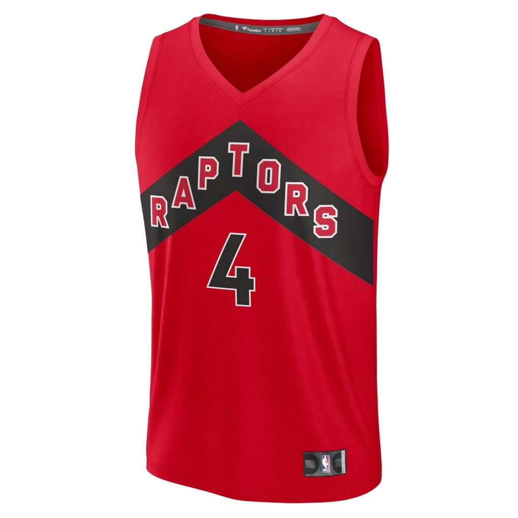 Scottie Barnes Toronto Raptors Fashion7 Fast Break Replica Jersey - Icon Edition
