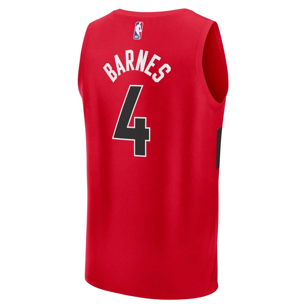 Scottie Barnes Toronto Raptors Fashion7 Fast Break Replica Jersey - Icon Edition