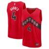 Scottie Barnes Toronto Raptors Fashion7 Fast Break Replica Jersey - Red - Front View