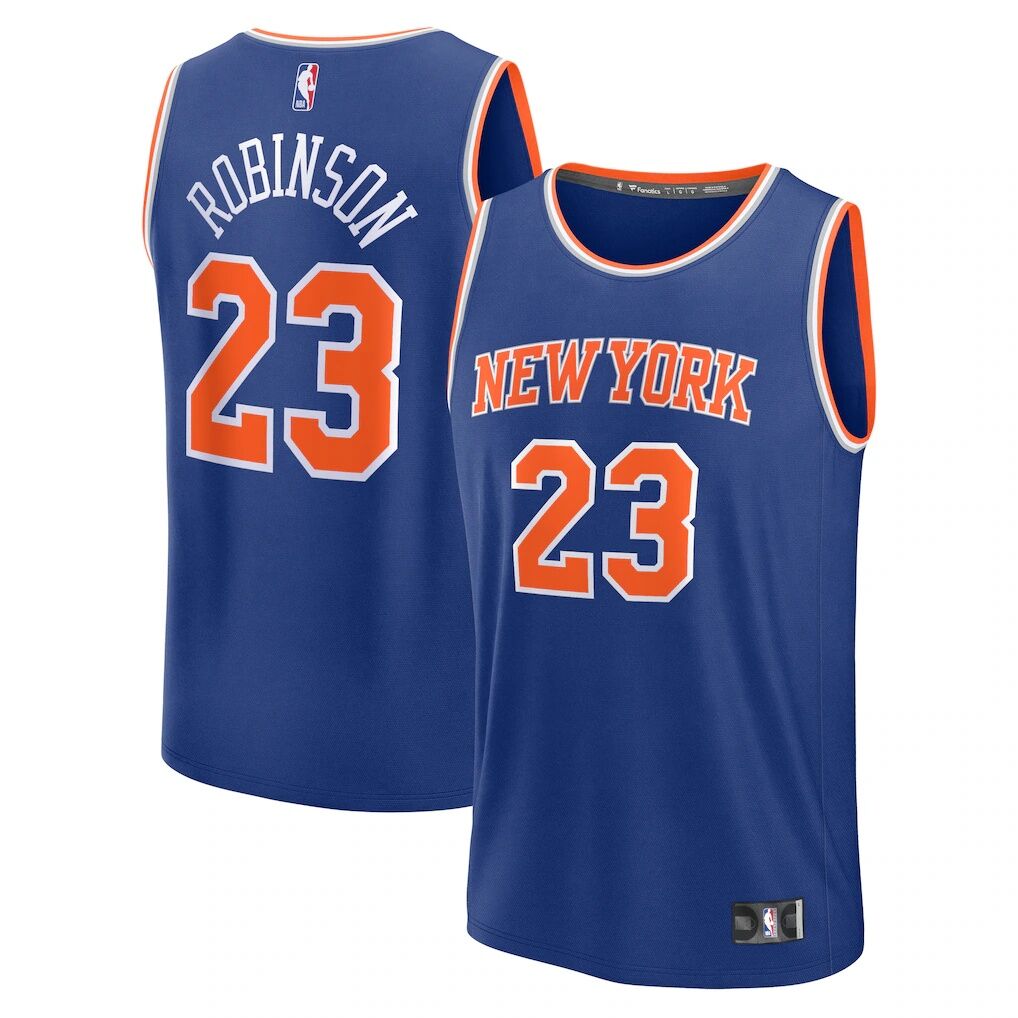Mitchell Robinson New York Knicks Fashion7 Fast Break Replica Jersey – Icon Edition