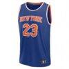 Mitchell Robinson New York Knicks Fashion7 Fast Break Replica Jersey - Blue - Side View