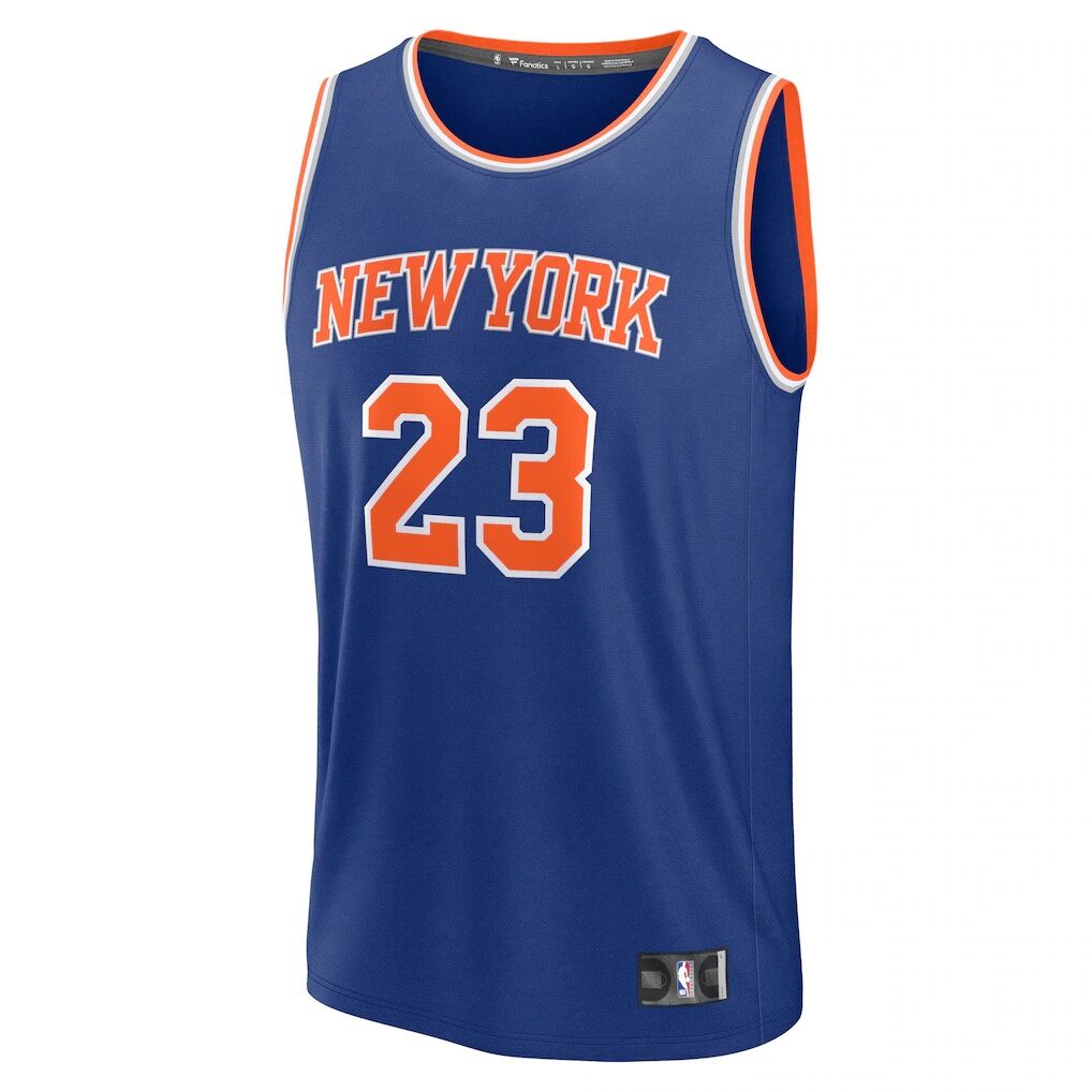 Mitchell Robinson New York Knicks Fashion7 Fast Break Replica Jersey – Icon Edition