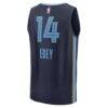 Zach Edey Memphis Grizzlies Fashion7 Fast Break Replica Jersey - Navy - Detail View