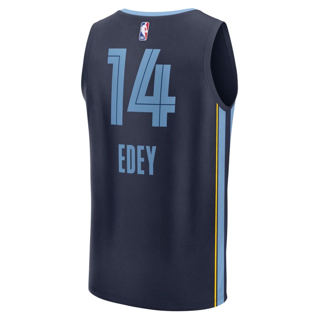 Zach Edey Memphis Grizzlies Fashion7 Fast Break Replica Jersey - Icon Edition