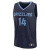 Zach Edey Memphis Grizzlies Fashion7 Fast Break Replica Jersey - Navy - Side View