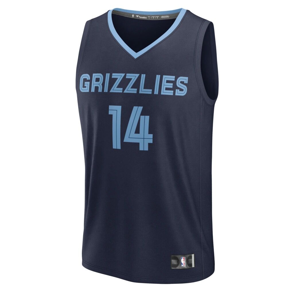 Zach Edey Memphis Grizzlies Fashion7 Fast Break Replica Jersey - Icon Edition