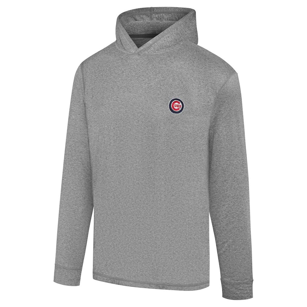 Chicago Cubs Greatness Wins Core Tech Lightweight Hoodie - Heather Gray