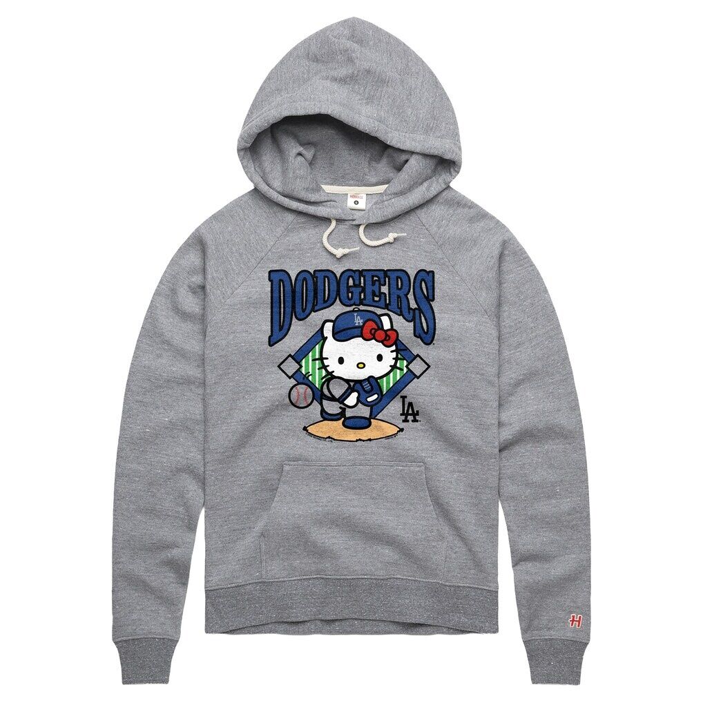 Homage Women’s Hello Kitty x Los Angeles Dodgers Pitch Tri-Blend Hoodie
