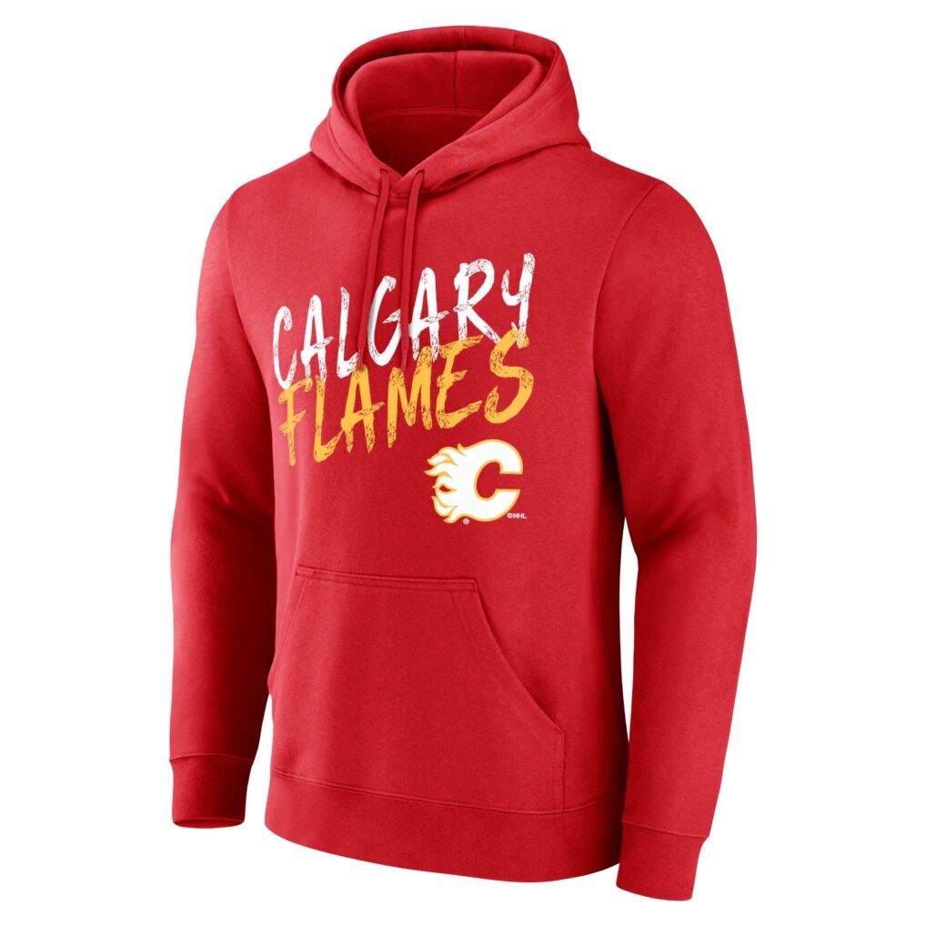 Calgary Flames  Hustle Personalized Name & Number Hoodie
