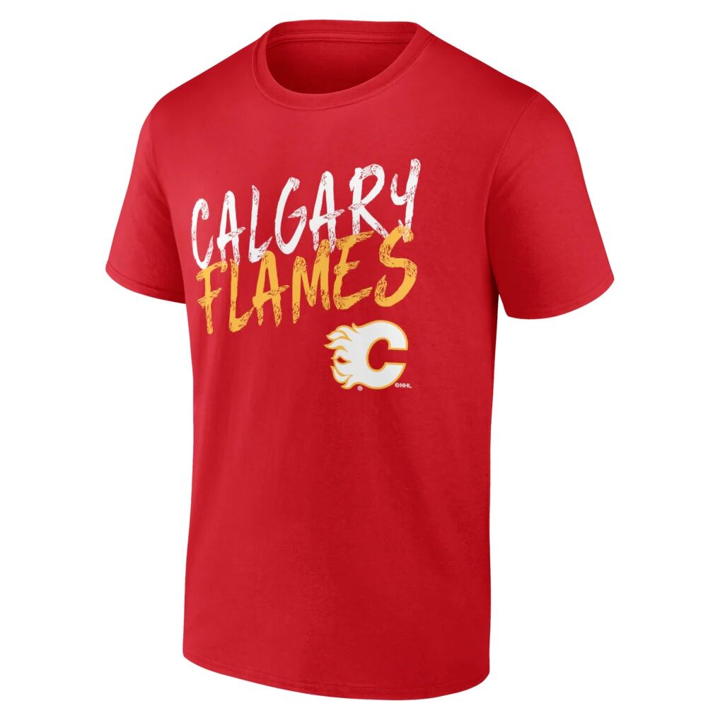 Calgary Flames  Hustle Personalized Name & Number T-Shirt