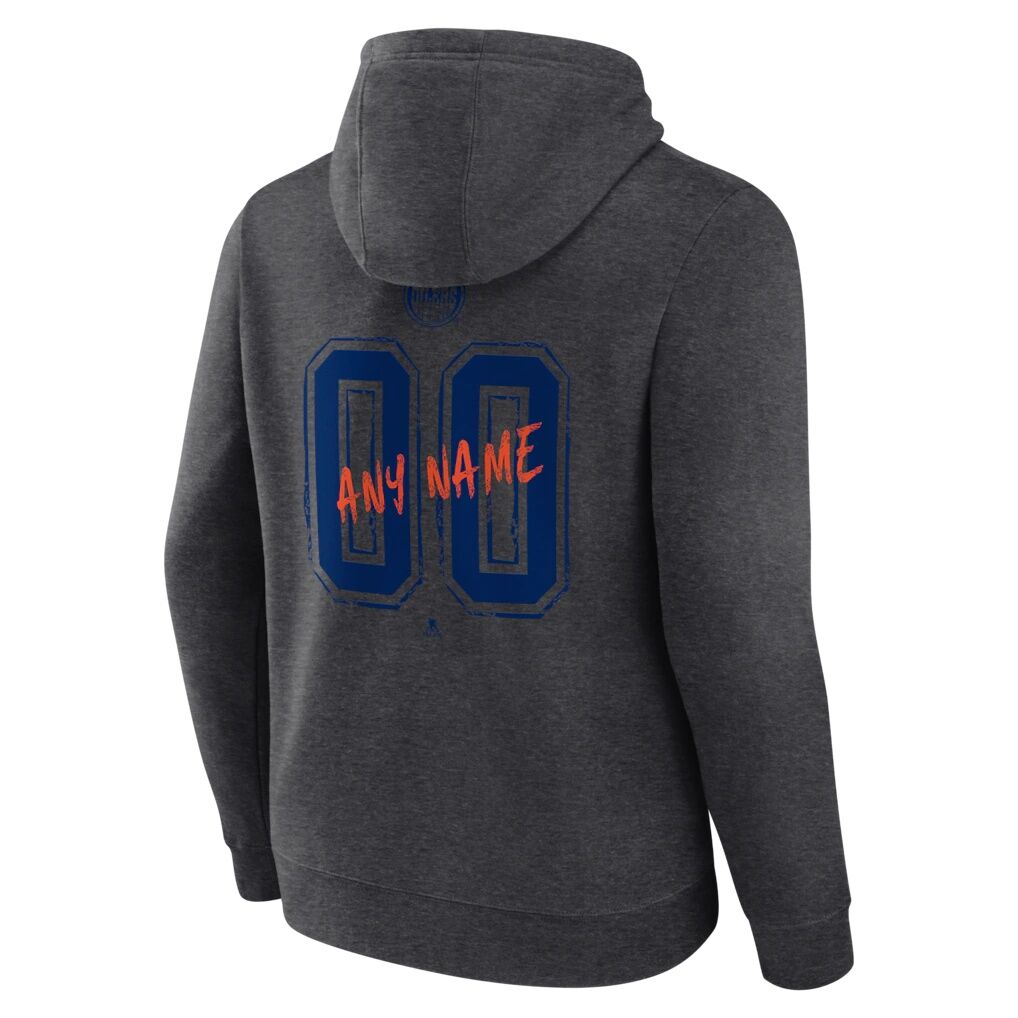 Edmonton Oilers  Hustle Personalized Name & Number Hoodie