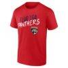 Florida Panthers Big & Tall Hustle Personalized Name & Number T-Shirt - Red - Side View